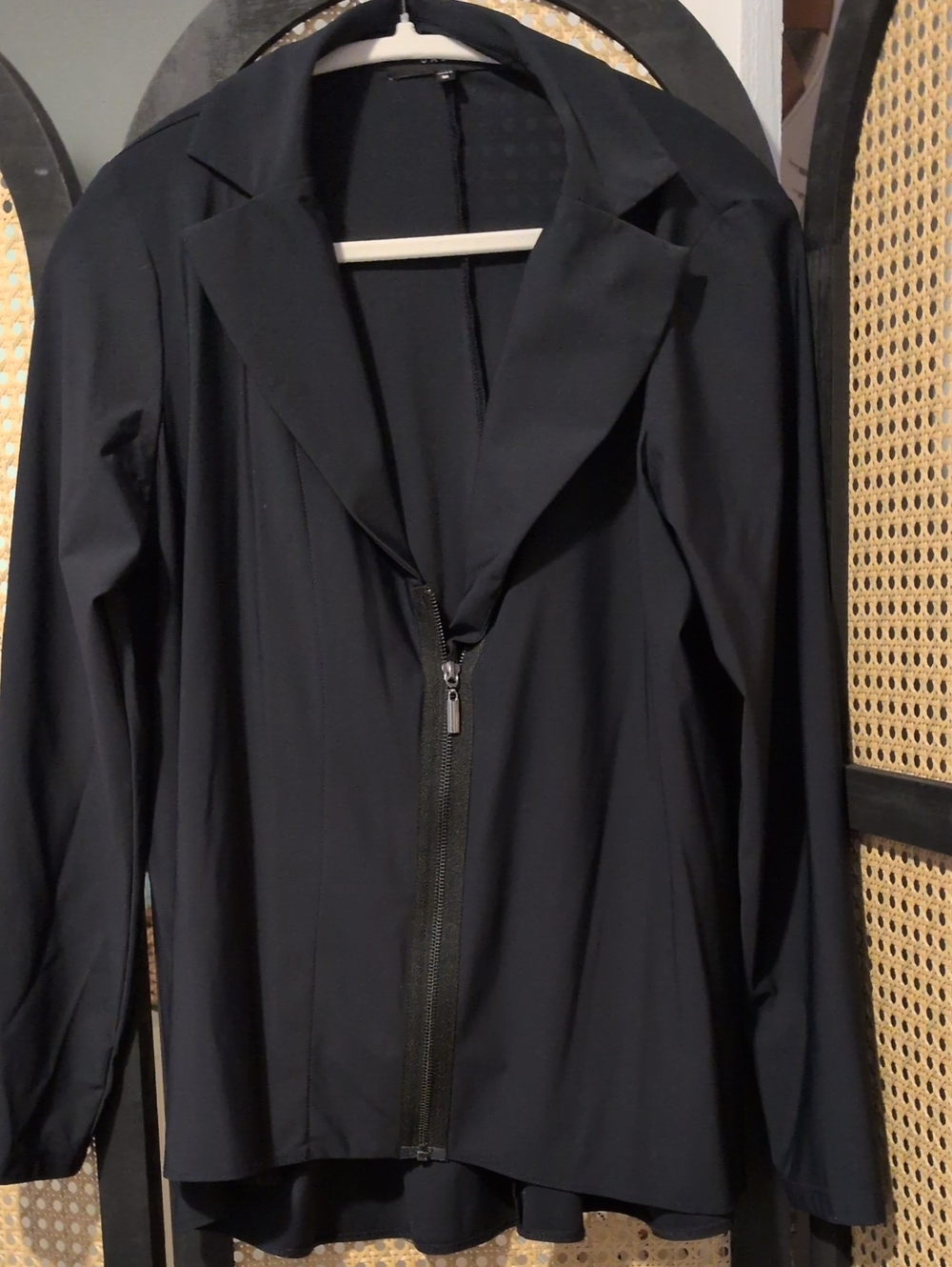 Jason Navy Zip-Front Women's Jacket